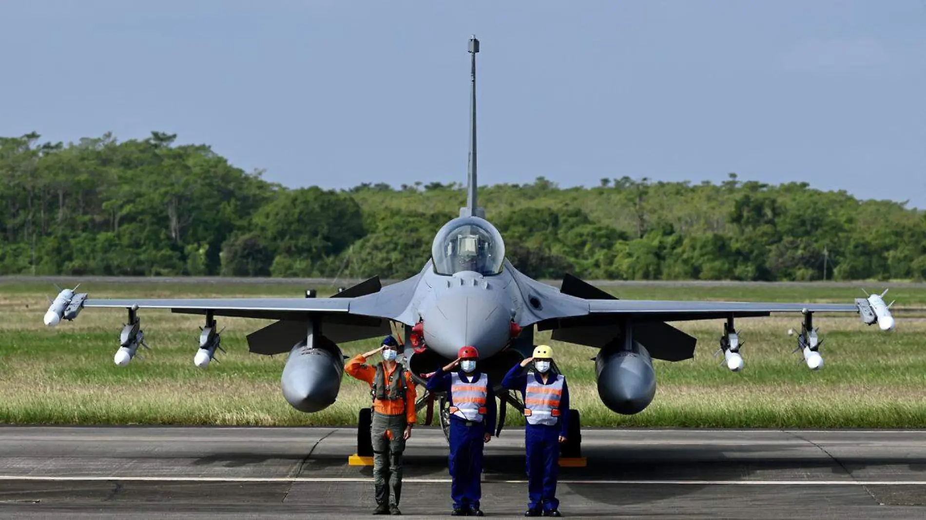 Taiwán-Avión Caza-AFP